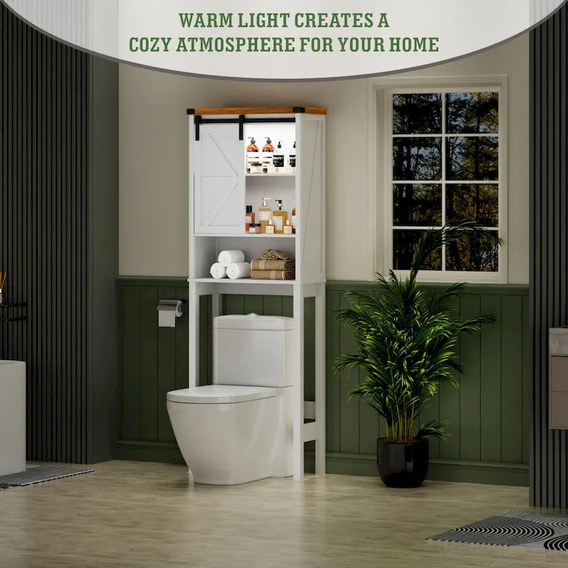 Freestanding Over The Toilet Storage - N/A