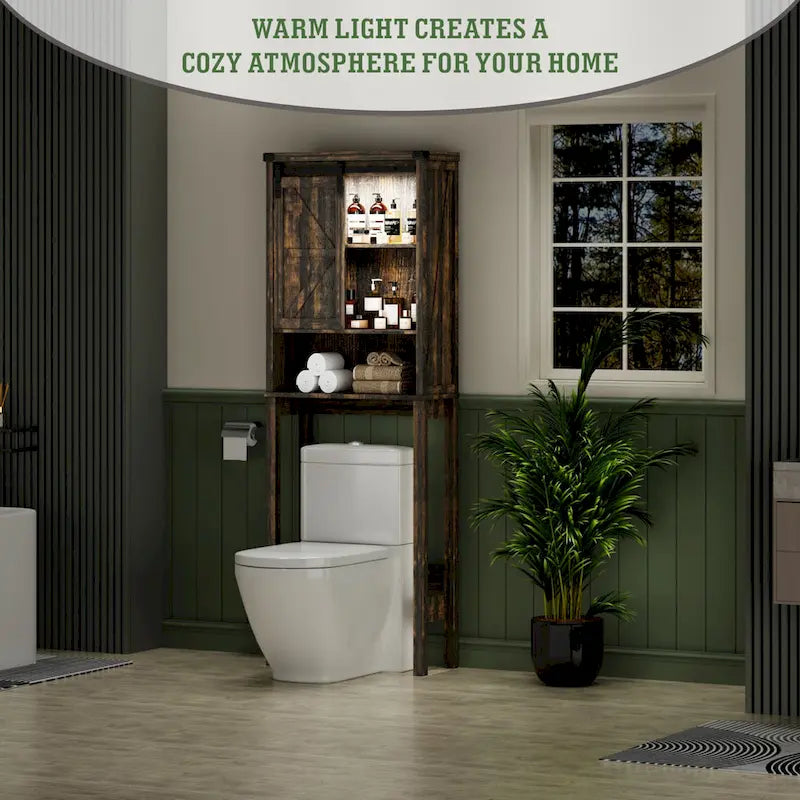 Freestanding Over The Toilet Storage - N/A