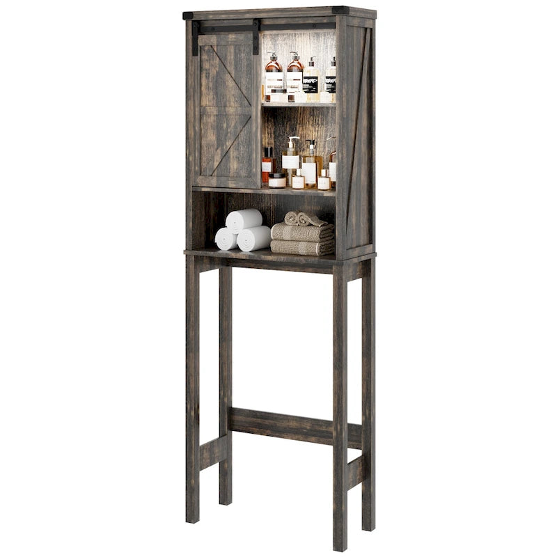 Freestanding Over The Toilet Storage - N/A