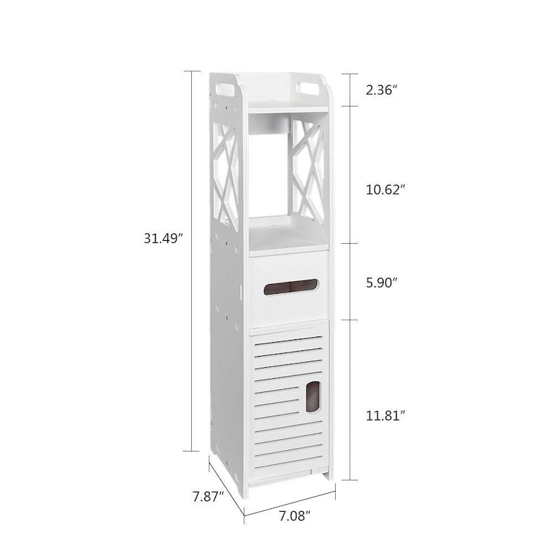 Waterproof Bathroom Storage Rack with Drawer