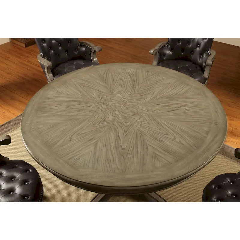 Nami Traditional Grey Solid Wood Game Table by Furniture of America