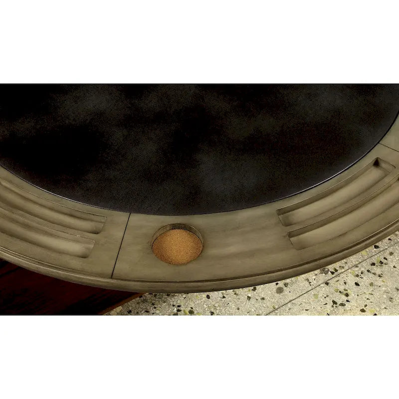 Nami Traditional Grey Solid Wood Game Table by Furniture of America