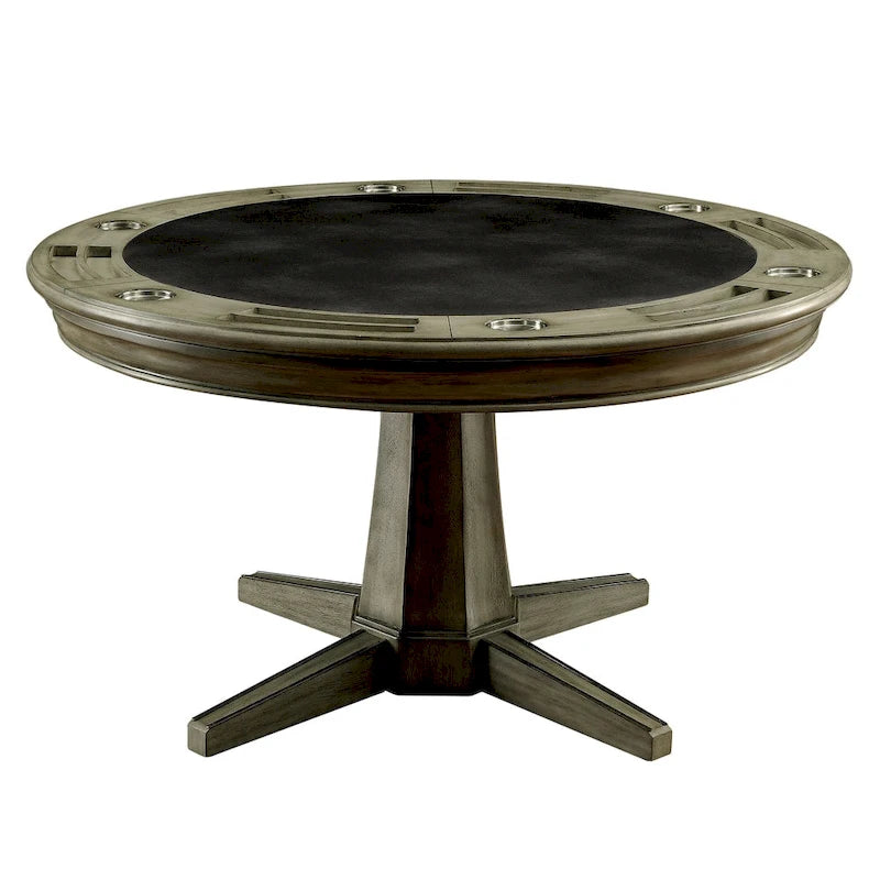 Nami Traditional Grey Solid Wood Game Table by Furniture of America