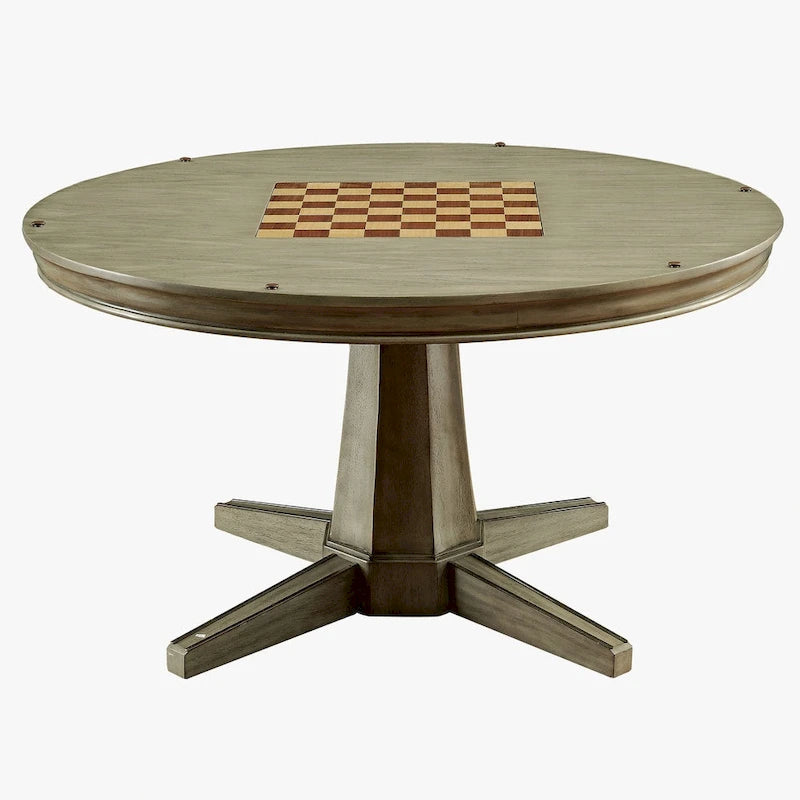 Nami Traditional Grey Solid Wood Game Table by Furniture of America