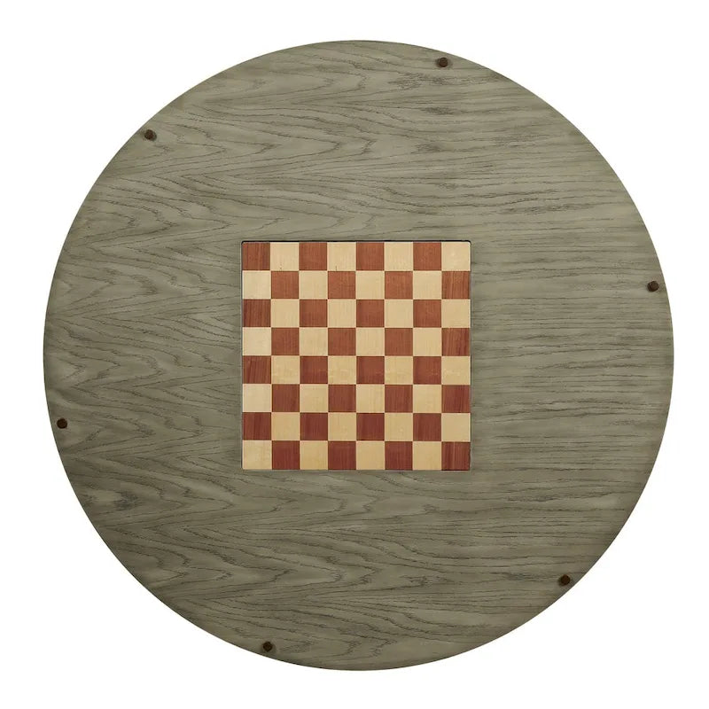 Nami Traditional Grey Solid Wood Game Table by Furniture of America