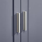 Tall and Wide Storage Cabinet with Doors for Bathroom/Office