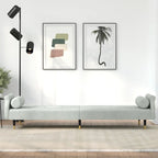 vidaXL Sofa Bed Loveseat Convertible Sofa Bed with Cushions for Studio Velvet - 85 x 35 x 27.6