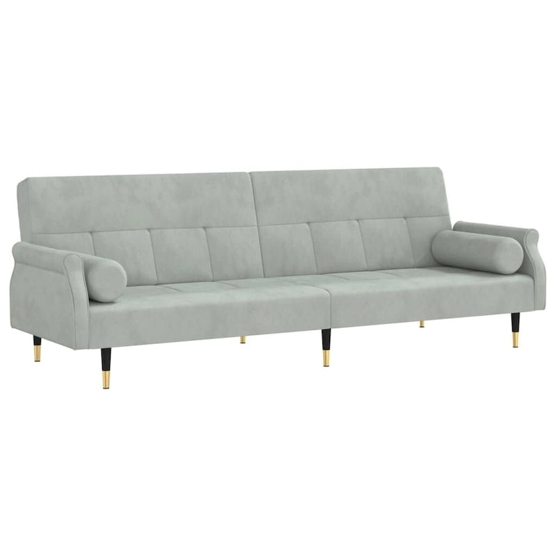 vidaXL Sofa Bed Loveseat Convertible Sofa Bed with Cushions for Studio Velvet - 85 x 35 x 27.6