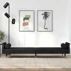 vidaXL Sofa Bed Loveseat Convertible Sofa Bed with Cushions for Studio Velvet - 85 x 35 x 27.6