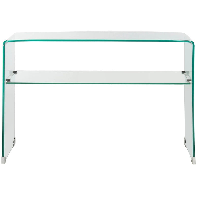 SAFAVIEH Hawa Clear Console Table - 43.3 x 13.8 x 29.5 - 43Wx14Dx30H