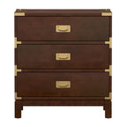 Kedric 3-drawer Goldtone Accent Nightstand by iNSPIRE Q Bold