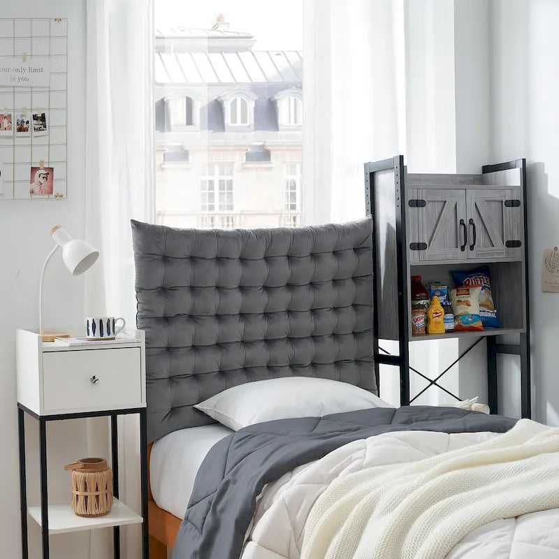 Rainha Cushion Tufted College Headboard by DormCo