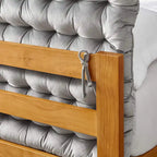 Rainha Cushion Tufted College Headboard by DormCo
