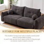 Lamb's Wool 2-Seater 90 Comfortable Cushion Sofa