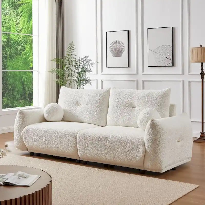 Lamb's Wool 2-Seater 90 Comfortable Cushion Sofa