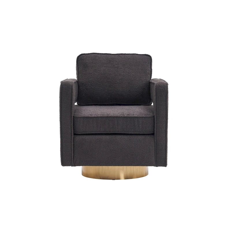 360 Degree Swivel Club Modern Accent Single Sofa Chair