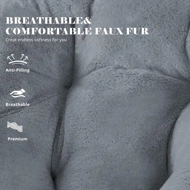 Comfy Linen Button Tufted Upholstered Accent Chair, Reading Armchair Sofa for Living Room, Bedroom