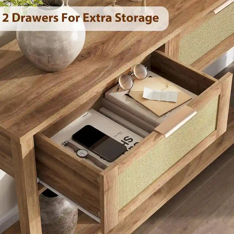 Entryway Table with 2 Drawers