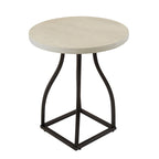 HomePop Lindsay Metal Base Accent Table