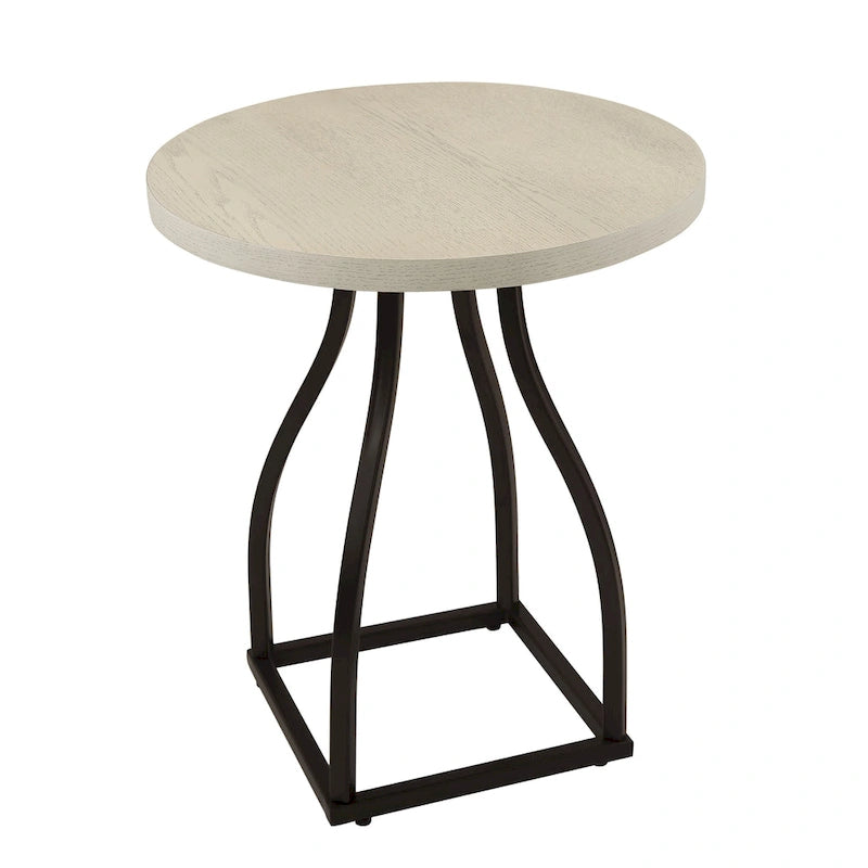 HomePop Lindsay Metal Base Accent Table