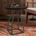 HomePop Lindsay Metal Base Accent Table