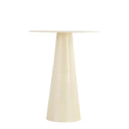 SAFID White Finished Side Table