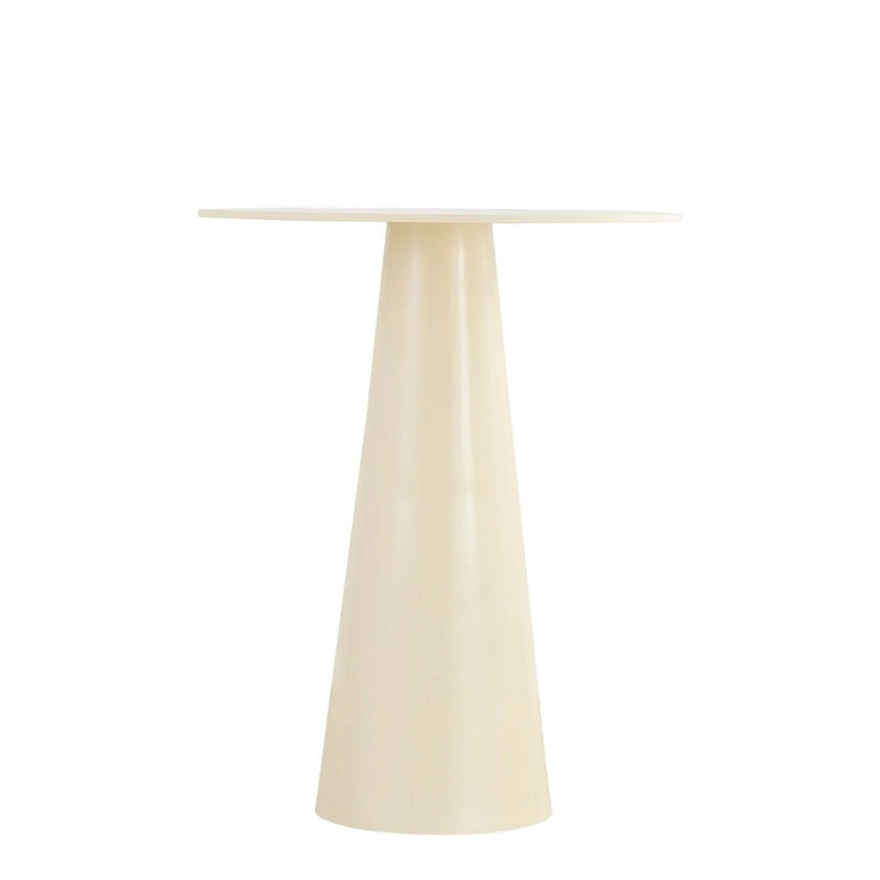 SAFID White Finished Side Table