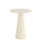 SAFID White Finished Side Table