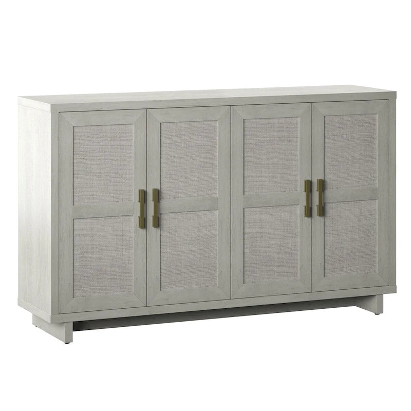 Coastal Sideboard with Linen Inspired Accents