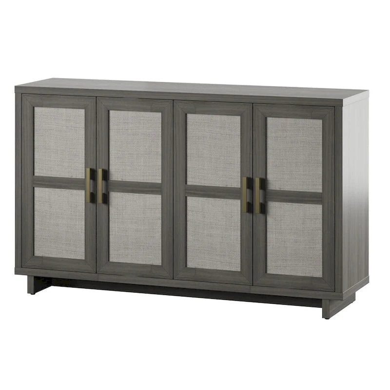 Coastal Sideboard with Linen Inspired Accents