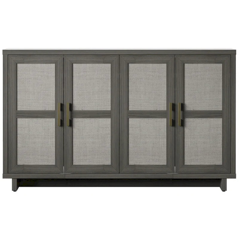 Coastal Sideboard with Linen Inspired Accents