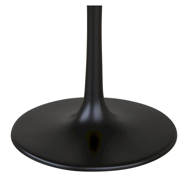 Central City Dining Table Gray & Black