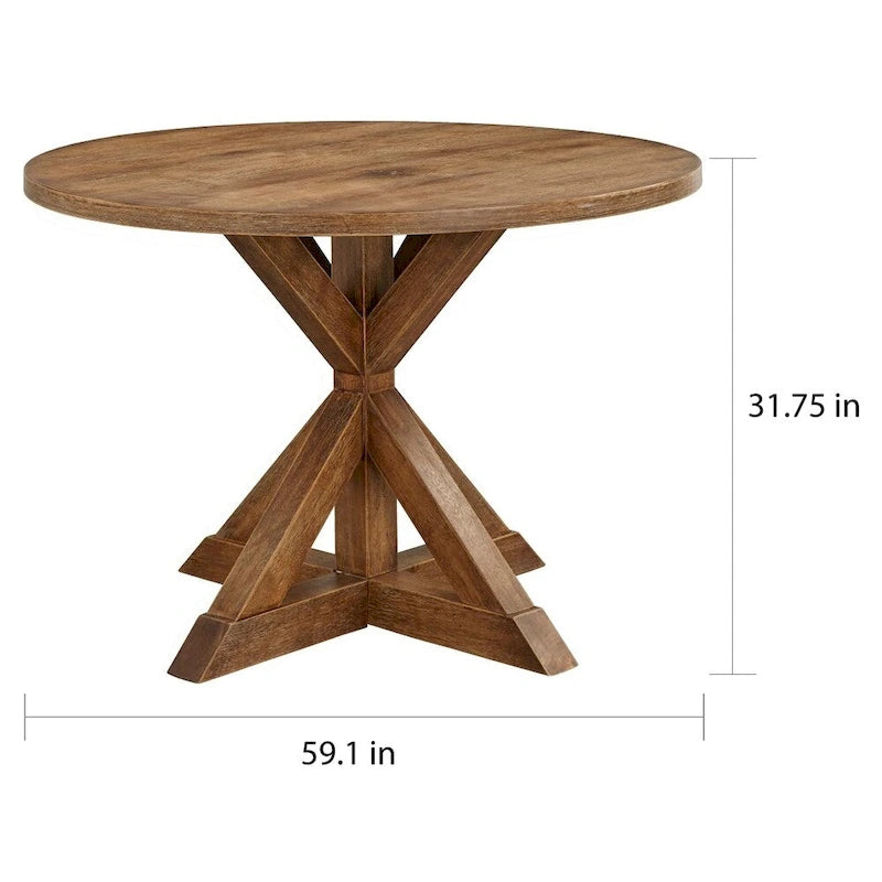 Simple Living Roma Dining Table - Brown