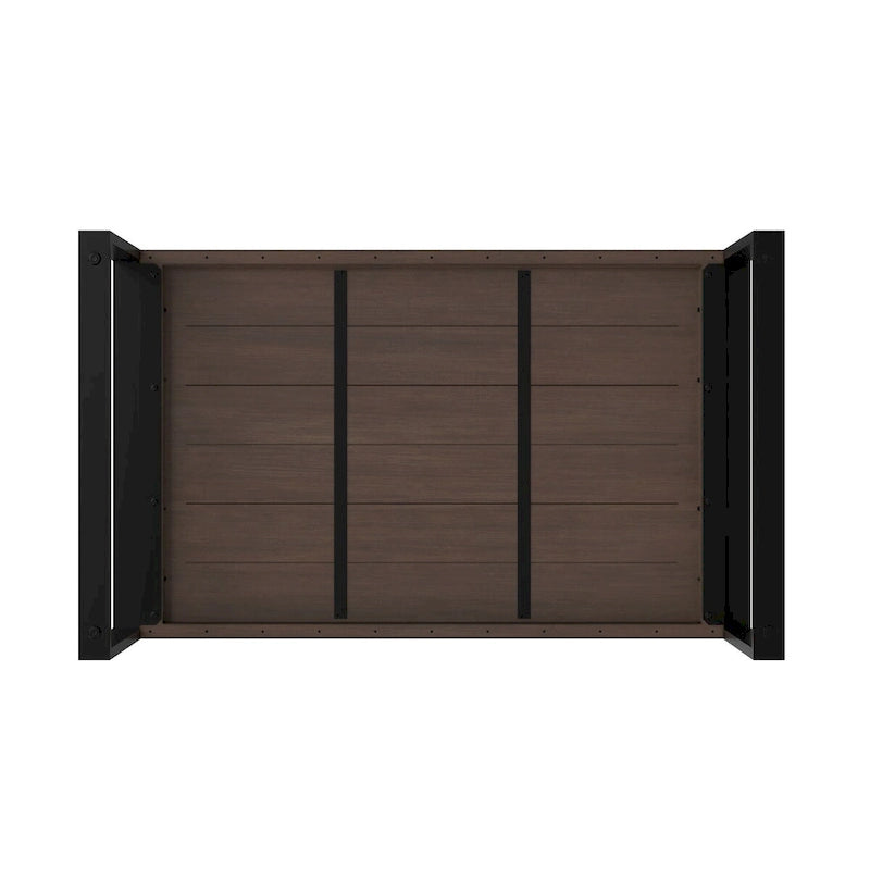 WyndenHall Phobe 66 inch x 40 inch Rectangle Modern Industrial Dining Table - 66 inches wide