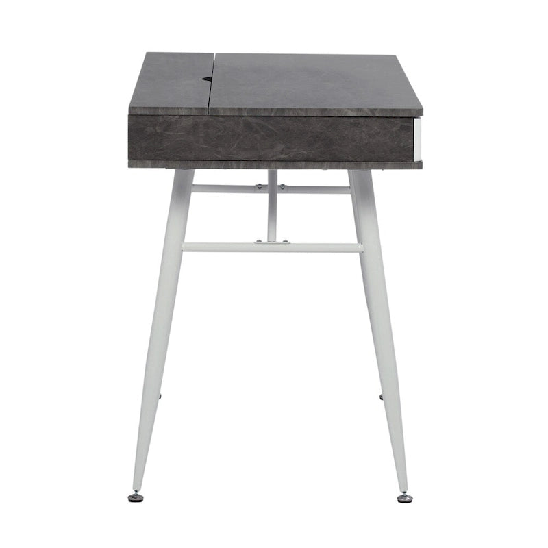 Calico Designs Alcove Modern Desk with Large Split Drawer