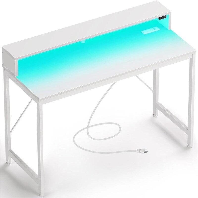 Computer Desk 39 inch with LED Lights