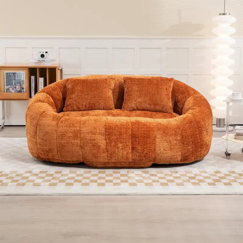 Chenille Bean Bag Chair Lazy Sofa