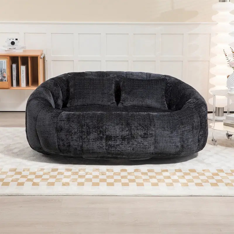 Chenille Bean Bag Chair Lazy Sofa