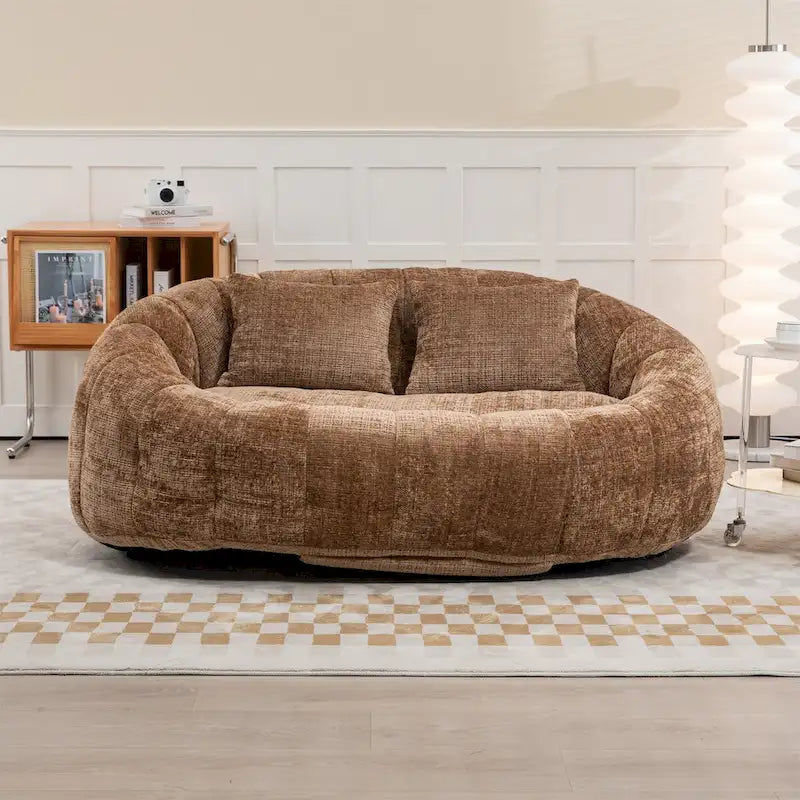 Chenille Bean Bag Chair Lazy Sofa