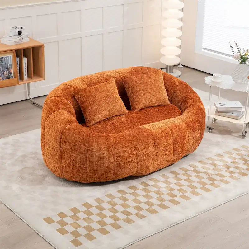 Chenille Bean Bag Chair Lazy Sofa
