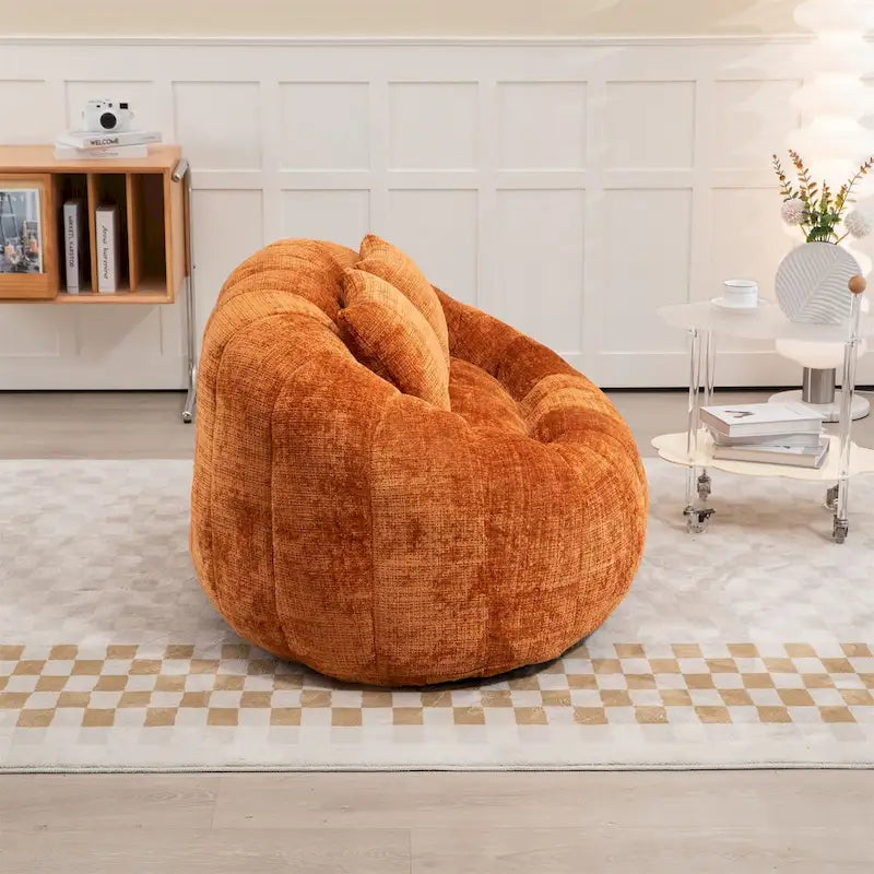 Chenille Bean Bag Chair Lazy Sofa