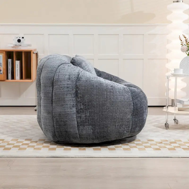 Chenille Bean Bag Chair Lazy Sofa
