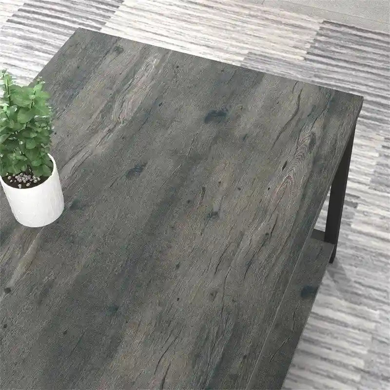 Coffee Table Rustic Wood - 21.6D x 39.3W x 17.7H