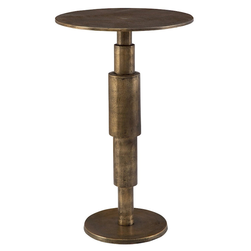 Uttermost Descend Gold Accent Table - 14W x 22.5H x 14D