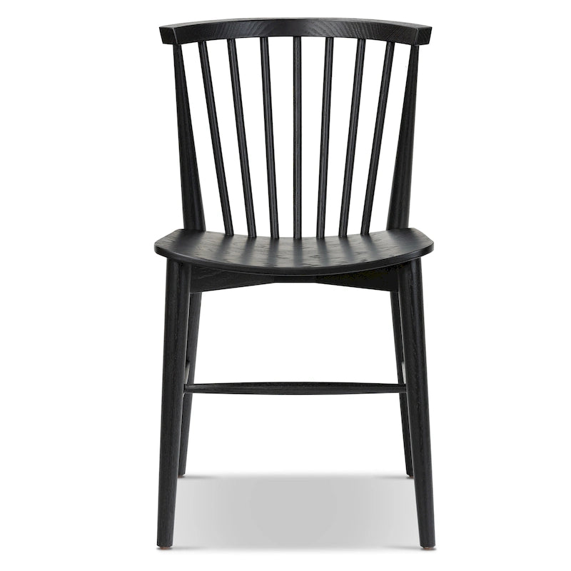 Poly & Bark Ligna Dining Chair - Spindled Bark with Solid Wood Frame