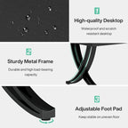 78 Computer Desk for Home Office, Rectangular Writting Table for Study Room