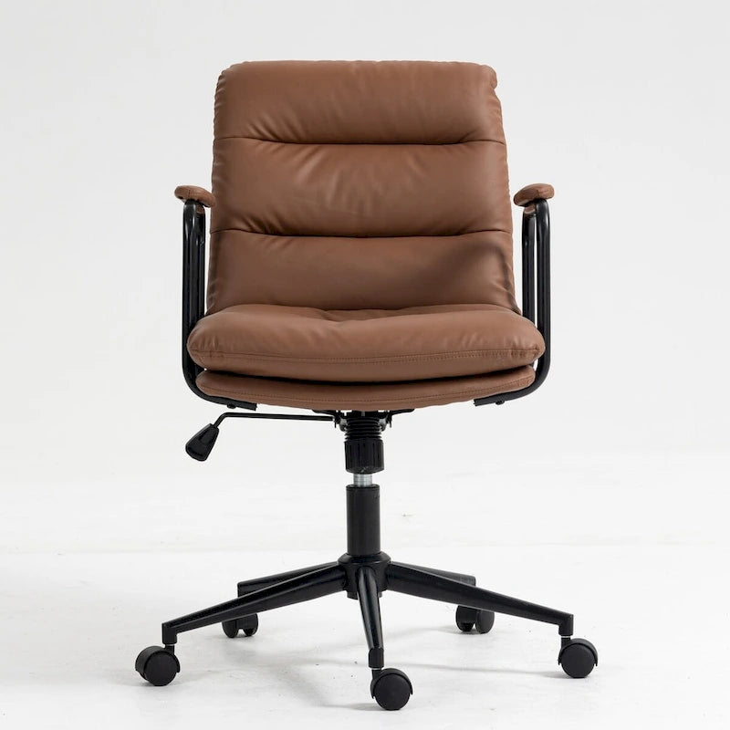 GEITIN Home Office Desk Task Swivel Chair with Padded Armrest