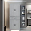 Bathroom Storage Cabinet with Doors and Drawer