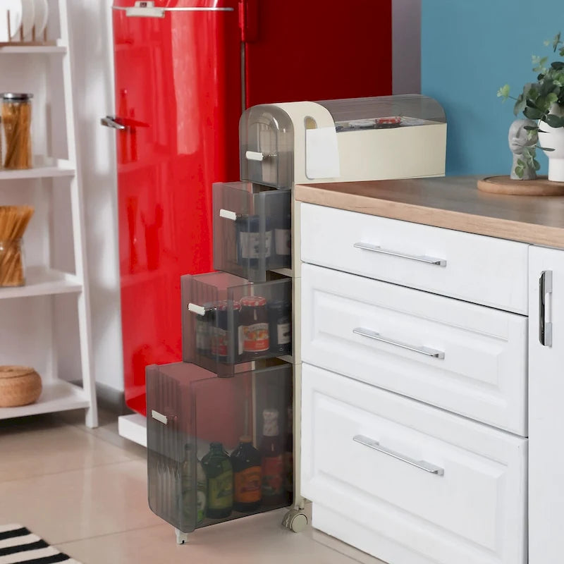 Toilet Paper Holder Storage Cabinet Beside Toilet Storage for Small Bathroom