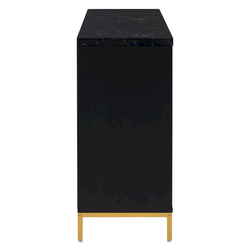 Sideboard with Extra Large Storage Space and Metal Handles